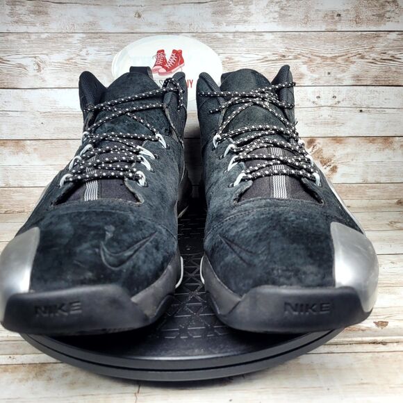 Nike Zoom Penny VI Sneakers Men's Size 13 Black Metallic Silver Athletic Shoes - Picture 6 of 14